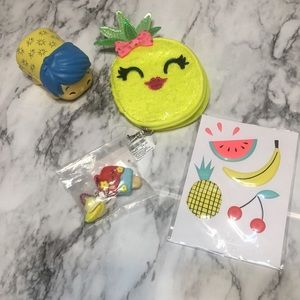 Pineapple Coin purse gift set